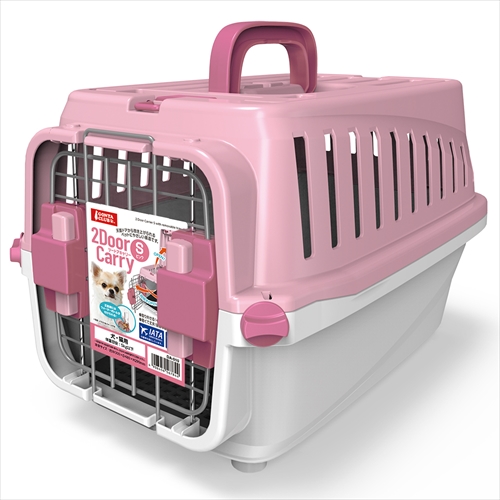 マルカン【ペット用品】 ２ドアキャリーＳピンク P-4906456567844★【DA-010】の通販は 5,050円