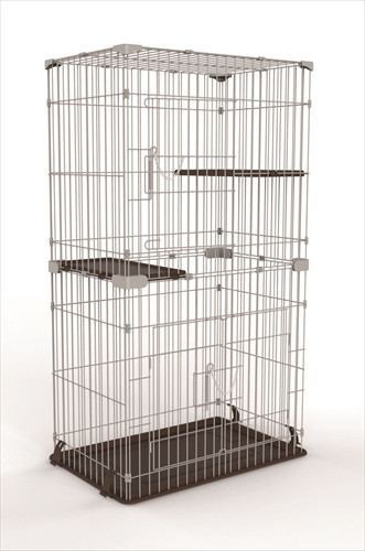 マルカン【ペット用品】キャットフレンドルームスリム2段 P-4906456556343【CT-322】