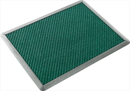 山崎産業【環境用品】消毒マットベース（シリコン仕様）セット（＃12）グリーン Y-4903180159598★【F-38-S12BS-G】