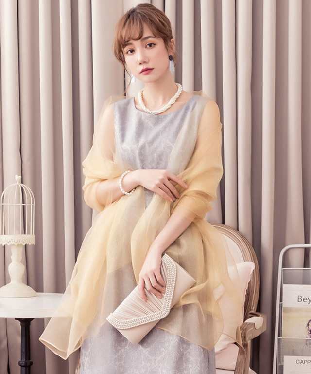 交換無料&レビュー特典 ショール 結婚式 ストール 結婚式 ボレロ