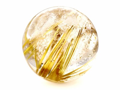 「1点もの 現品」 1粒売り ゴールドルチルクォーツ 14mm パワーストーン バラ売り 天然石 パワーストーン ばら売り ビーズ 穴あき 1玉売り アクセサリー パーツ ハンドメイド アクセサリーパーツ 材料 天然石ビーズ パワーストーンビーズ_2