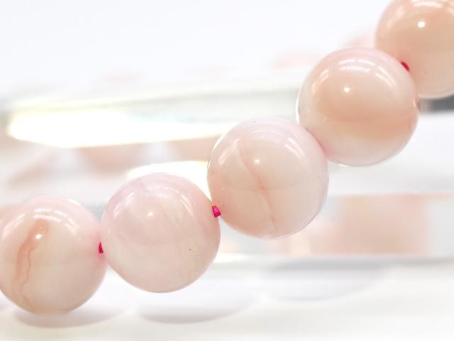 ピンクオパール ブレスレット 10mm パワーストーン ブレスレット メンズ レディース 天然石 数珠 アクセサリー レディースブレスレット パワーストーンブレスレット 天然石ブレスレット 女性用 オパール 10月 誕生石 ピンク 幸運_1