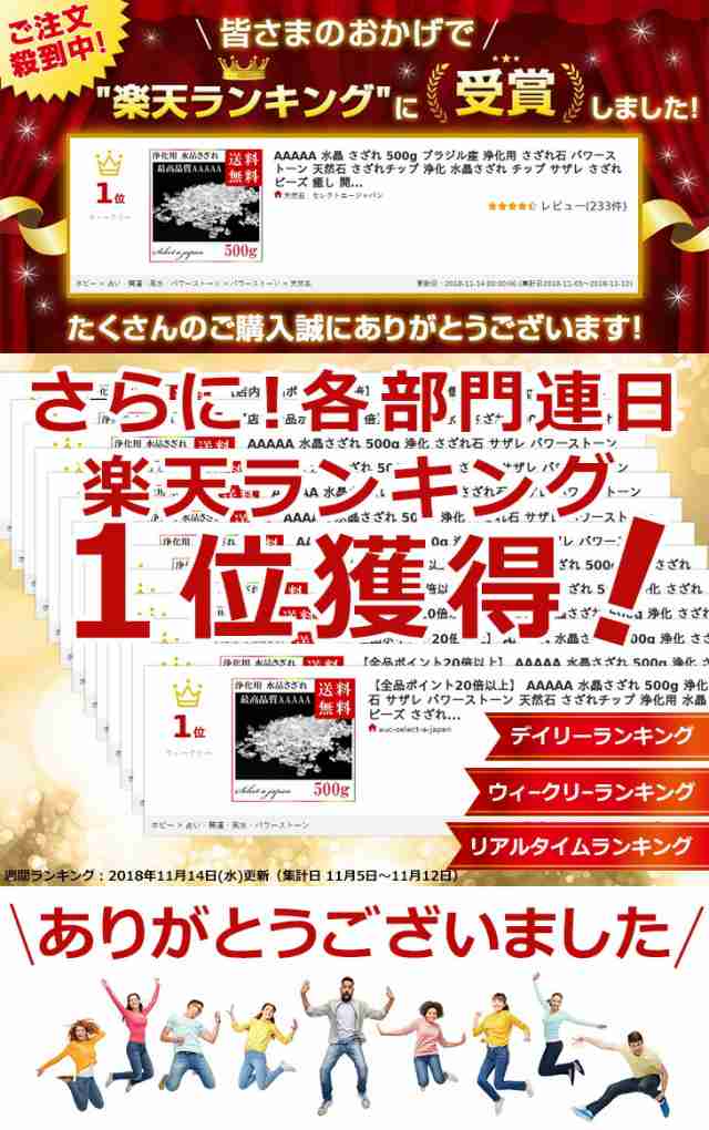 AAAAA 水晶 さざれ 500g ブラジル産 浄化用 さざれ石 パワーストーン 天然石 さざれチップ 浄化 水晶さざれ チップ サザレ さざれビーズ  の通販はau PAY マーケット - 天然石 セレクトエージャパン