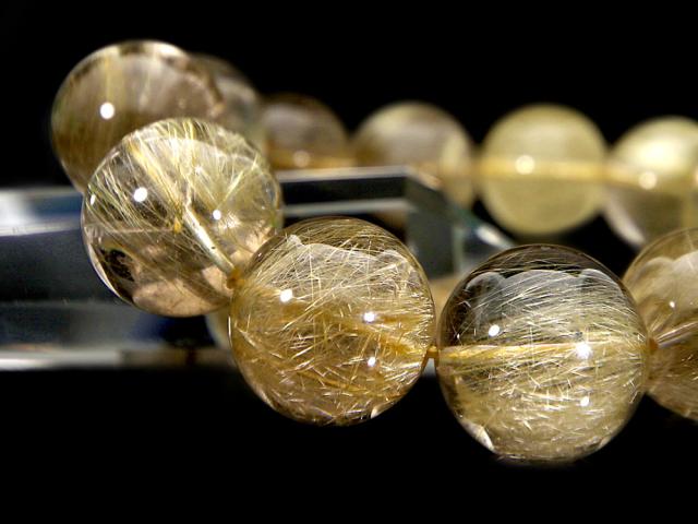 「1点もの 現品」 ラビットヘアー ゴールドルチルクォーツ ルチルクォーツ ブレスレット 18.1mm パワーストーン ブレスレット メンズ レディース 天然石 数珠 アクセサリー メンズブレスレット レディースブレスレット パワーストーンブレスレット 天然石ブレスレット 男性用_2