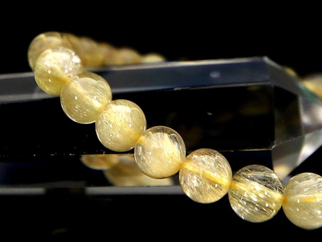 「1点もの 現品」 ラビットヘアー ゴールドルチルクォーツ ルチルクォーツ ブレスレット 7.3mm パワーストーン ブレスレット メンズ レディース 天然石 数珠 アクセサリー メンズブレスレット レディースブレスレット パワーストーンブレスレット 天然石ブレスレット 男性用_2