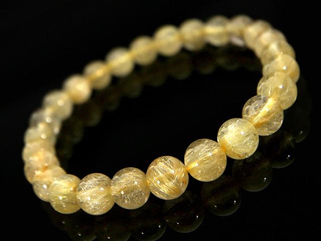 「1点もの 現品」 ラビットヘアー ゴールドルチルクォーツ ルチルクォーツ ブレスレット 7.4mm パワーストーン ブレスレット メンズ レディース 天然石 数珠 アクセサリー メンズブレスレット レディースブレスレット パワーストーンブレスレット 天然石ブレスレット 男性用_1