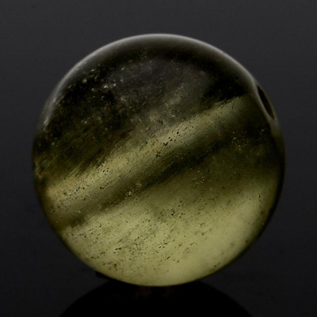 「1点もの 現品」 1粒売り リビアングラス 10mm (実寸10.6mm) パワーストーン バラ売り 天然石 パワーストーン ばら売り ビーズ 穴あき 1玉売り アクセサリー パーツ ハンドメイド アクセサリーパーツ 材料 天然石ビーズ パワーストーンビーズ_2