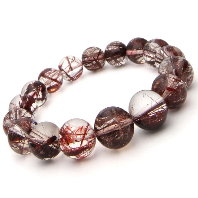 1点もの 現品」 レッドルチルクォーツ ルチルクォーツ ブレスレット