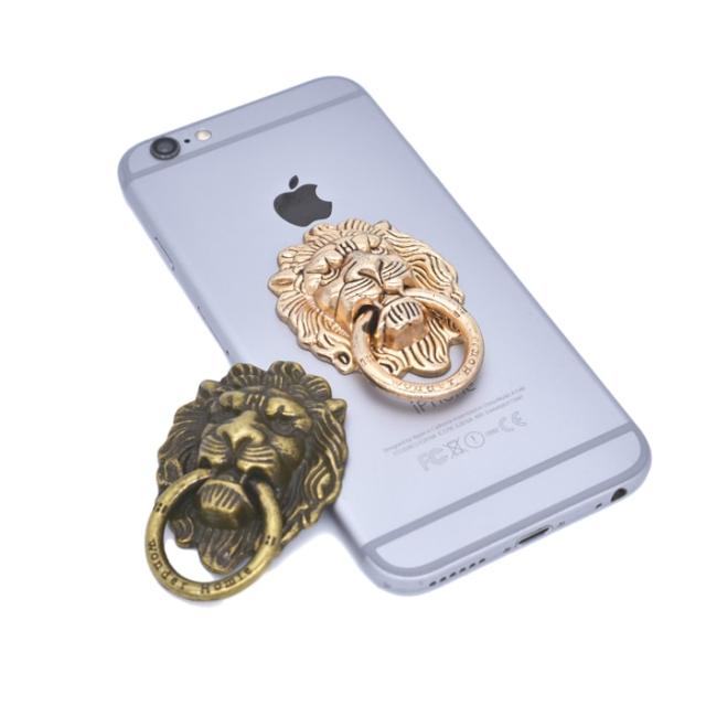 ライオンリング スマホリング スマホ ホールド かっこいい インパクト 落下防止の通販はau Pay マーケット ロールショップ