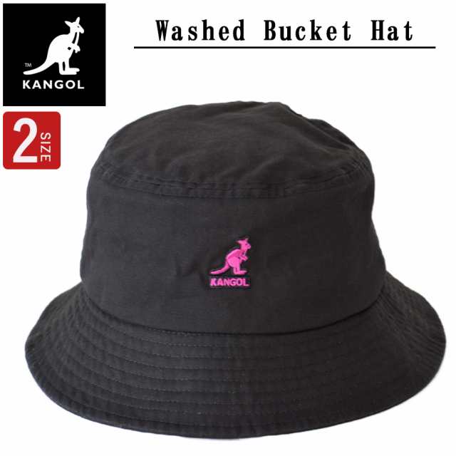 カンゴール Kangol バケットハット ロゴ 帽子 Washed Bucket Hat