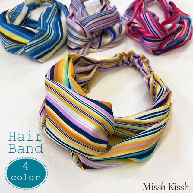 カチューム ヘアアクセサリー ヘアアクセ ヘアアレンジ クロスデザイン サテン 大人 ヘアバンド ターバン ヘッドバンド 普段使いの通販はau Pay マーケット ミッシュキッシュ