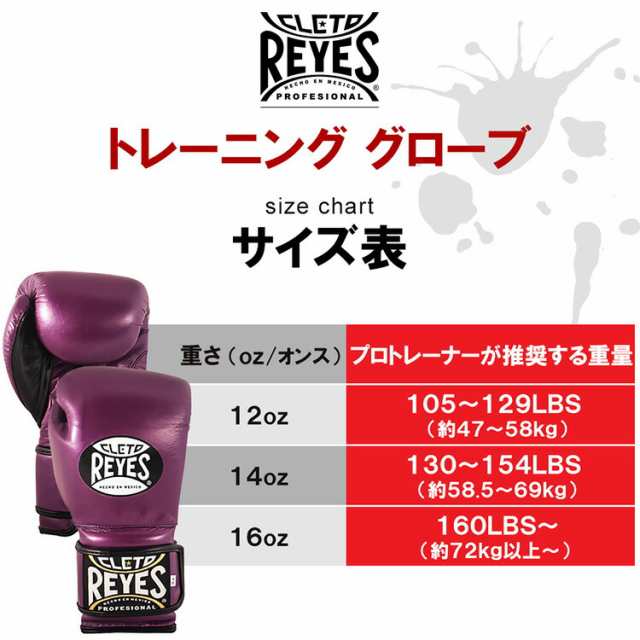 REYES レイジェス 正規品 ボクシンググローブ レッド ベルクロ