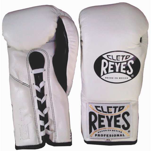 REYES レイジェス reyes ボクシング グローブ 本革 ホワイト オンス oz ボクシンググローブ 白 格闘技 MMA メキシコ製 公式  Cleto Reyes｜au PAY マーケット