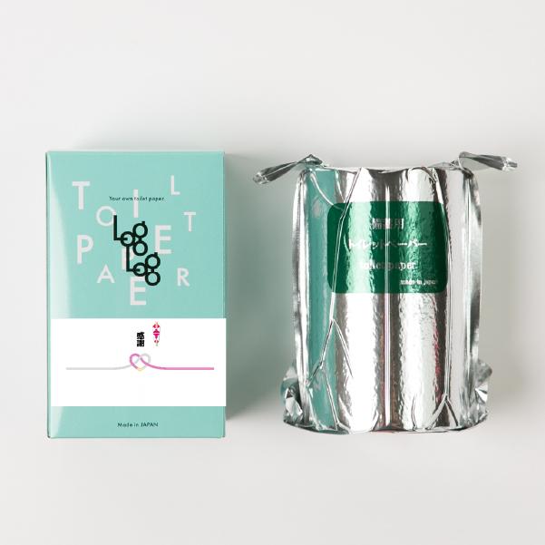 【ハート水引き「感謝」シール対応】10年保証 備蓄用トイレットペーパーLog Log 【MST-204】 70m×16ロール入 再生紙100% アルミ真空包装/丸英製紙　高知 長期備蓄の為に開発されたトイレットペーパー 防災グッズ 災害対策 防災啓蒙活動やお礼 粗品にも活躍するボックス入りの通販は