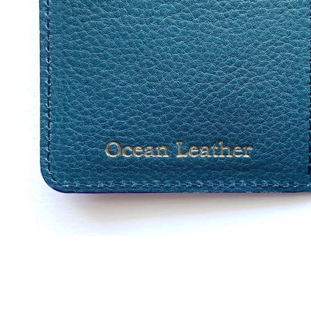 手帳型スマホケース フィッシュレザー/マダイ オーシャンレザーブランド fish leather 鯛 魚皮を魚革に ギフトラッピングOK 誕生日 記念日 就職祝 入学卒業 学業お守り 長寿 スマートフォンケース　i-phone用　アンドロイド用他汎用ケース_4