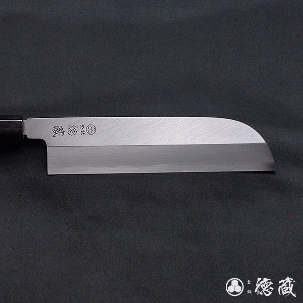 上白鋼　鎌形薄刃包丁　イチイ八角柄　225mm/片刃/上白鋼/イチイ八角柄/日本製/徳蔵刃物・TOKUZO KNIVES・JAPAN・Kitchen Knives・包丁_1
