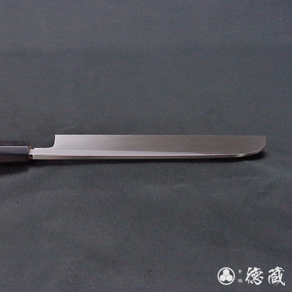 上白鋼　鎌形薄刃包丁　イチイ八角柄　225mm/片刃/上白鋼/イチイ八角柄/日本製/徳蔵刃物・TOKUZO KNIVES・JAPAN・Kitchen Knives・包丁_3