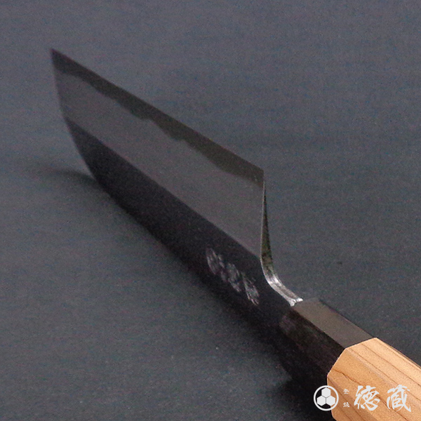 上白鋼　鎌形薄刃包丁　イチイ八角柄　225mm/片刃/上白鋼/イチイ八角柄/日本製/徳蔵刃物・TOKUZO KNIVES・JAPAN・Kitchen Knives・包丁_5