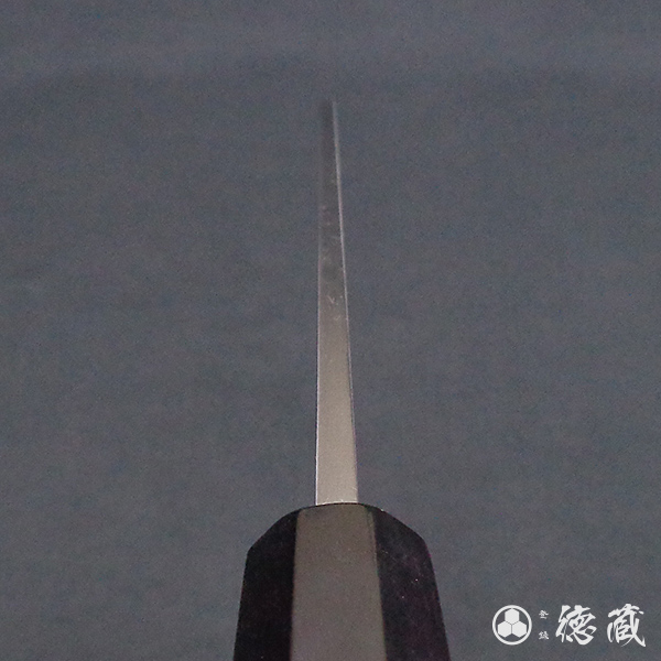上白鋼　鎌形薄刃包丁　イチイ八角柄　225mm/片刃/上白鋼/イチイ八角柄/日本製/徳蔵刃物・TOKUZO KNIVES・JAPAN・Kitchen Knives・包丁_6