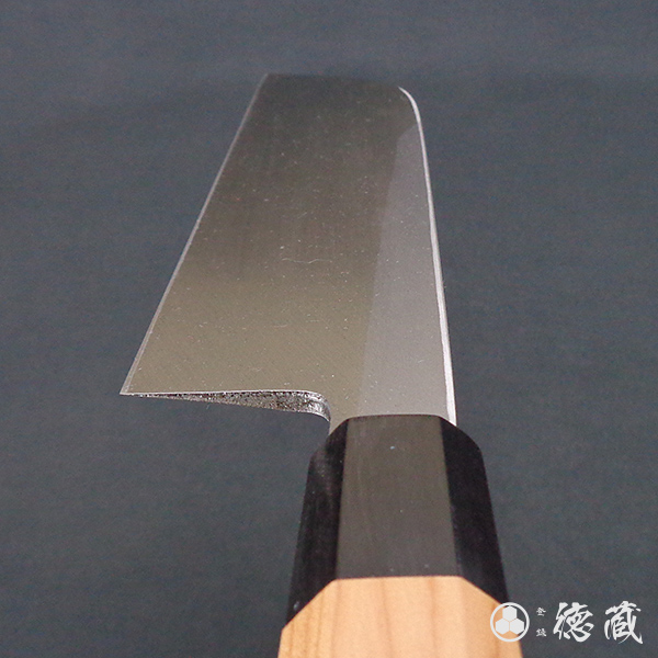 上白鋼　鎌形薄刃包丁　イチイ八角柄　225mm/片刃/上白鋼/イチイ八角柄/日本製/徳蔵刃物・TOKUZO KNIVES・JAPAN・Kitchen Knives・包丁_7
