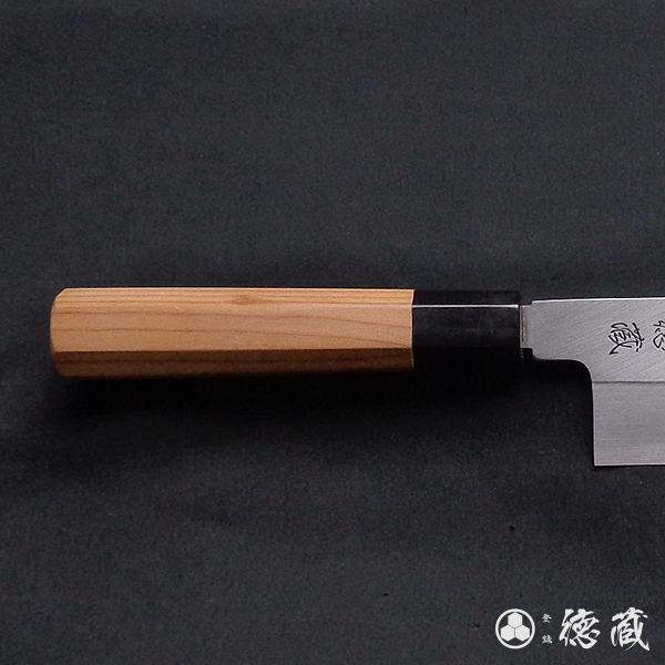 上白鋼　鎌形薄刃包丁　イチイ八角柄　225mm/片刃/上白鋼/イチイ八角柄/日本製/徳蔵刃物・TOKUZO KNIVES・JAPAN・Kitchen Knives・包丁_9