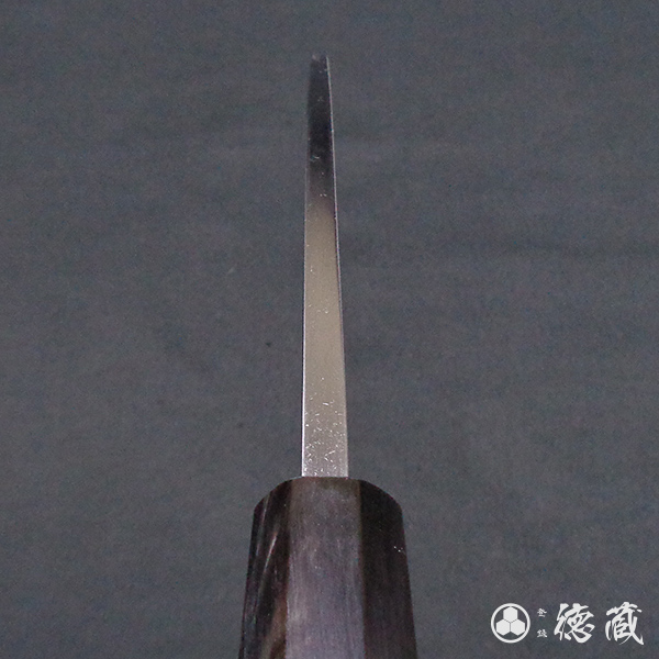 上白鋼 出刃包丁 イチイ八角柄 165mm/片刃/上白鋼/イチイ八角柄/