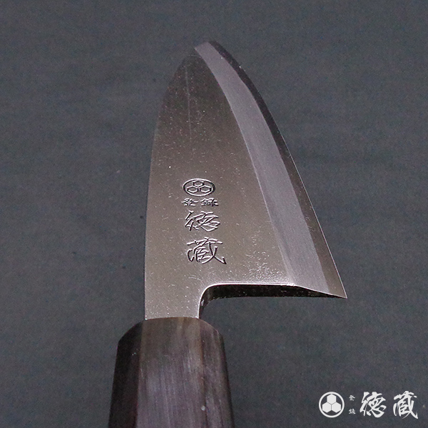 上白鋼 出刃包丁 イチイ八角柄 165mm/片刃/上白鋼/イチイ八角柄/