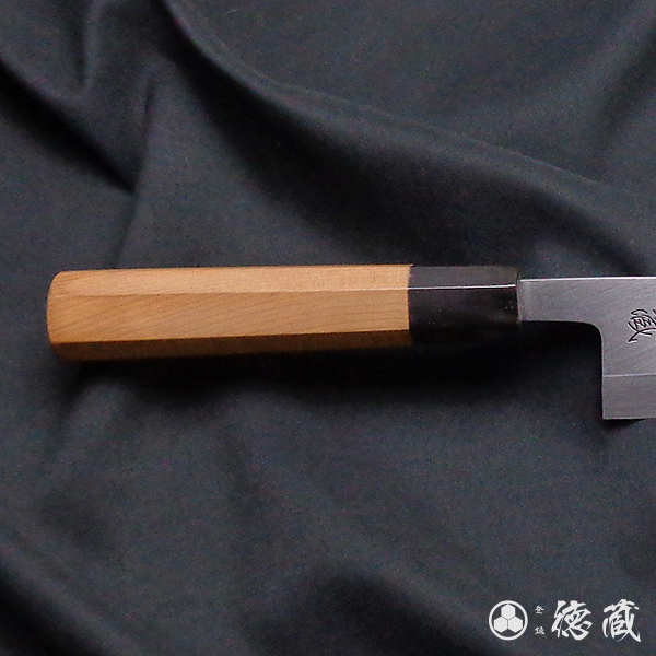 上白鋼 身卸包丁 イチイ八角柄 210mm/片刃/上白鋼/イチイ八角