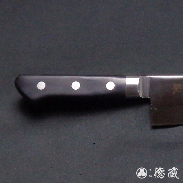 ＡＵＳ８　洋出刃　黒ハンドル　210mm/両刃/ＡＵＳ８/黒ハンドル/日本製/徳蔵刃物・TOKUZO KNIVES・JAPAN・Kitchen Knives・包丁