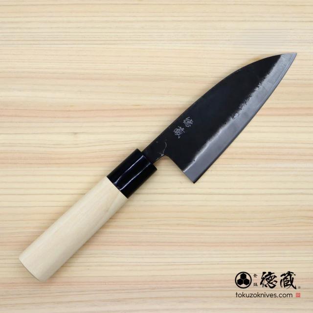 出刃包丁　120mm 両刃 白紙二号 朴 日本製 徳蔵刃物 TOKUZO KNIVES JAPAN Kitchen Knives 包丁