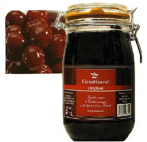 グリオッティーヌ・キルシュ（種抜き）1Lグリオットのキルシュ（酒）漬け　＊瓶容器変更になりました。の通販は