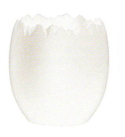 フランス製　オヴェオ　ブラン　白　30ｍｌ　卵型容器　200個セット　 ＣＯＭＡＴＥＣ（コマテック）