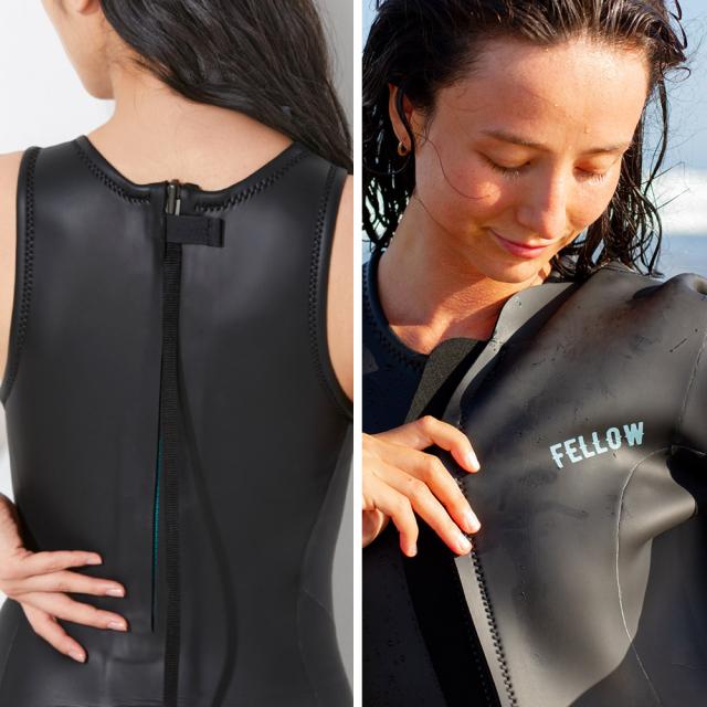 ロングジョン&タッパー セット FELLOW 3mm ウェットスーツ レディース