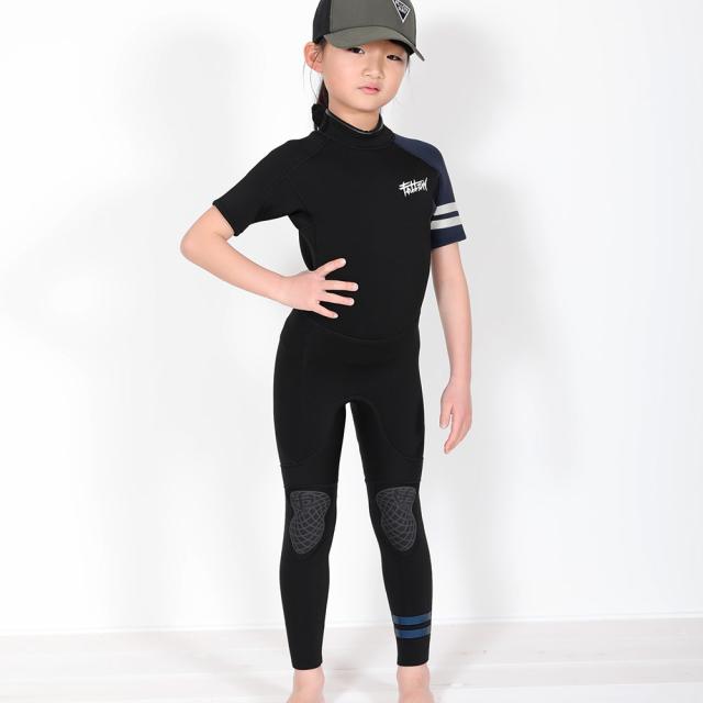 FELLOW ウェットスーツ シーガル 2.5mm キッズ バックジップ 半袖 サーフィン JPSA 日本規格 ジャージタイプ SUP