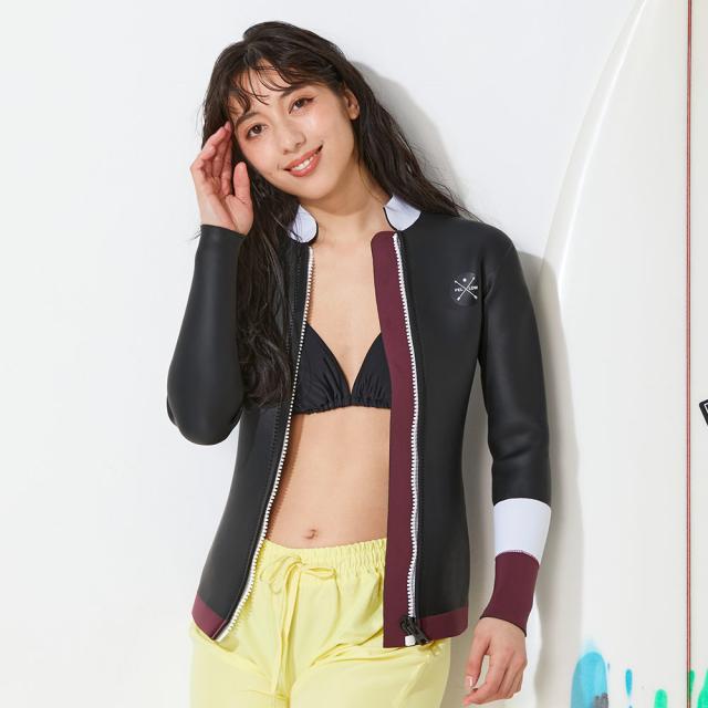 ウェットスーツ タッパー ジャケット レディース 楽天市場】ウェットスーツ(上のみ）タッパー ジャケット