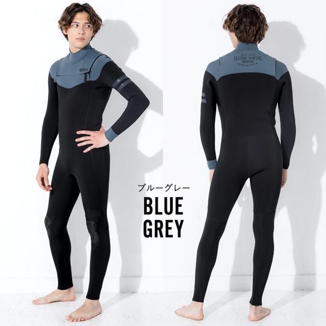 FELLOW ウェットスーツ フルスーツ メンズ チェストジップ 3mm