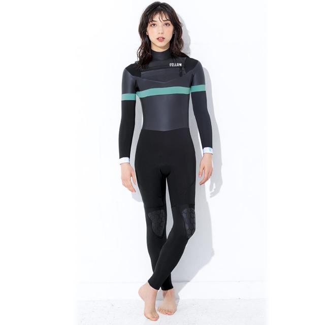 FELLOW ウェットスーツ フルスーツ レディース チェストジップ 3mm