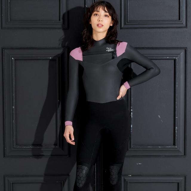 FELLOW ウェットスーツ フルスーツ レディース チェストジップ 3mm