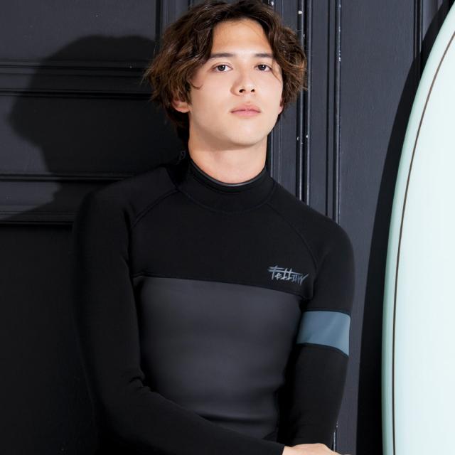 FELLOW ウェットスーツ メンズ 2.5mm ロングスプリング バックジップ ロンスプ サーフィン JPSA 日本規格 SUP