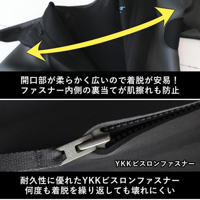 FELLOW ウェットスーツ メンズ 2.5mm ロングスプリング バックジップ ロンスプ サーフィン JPSA 日本規格 SUP