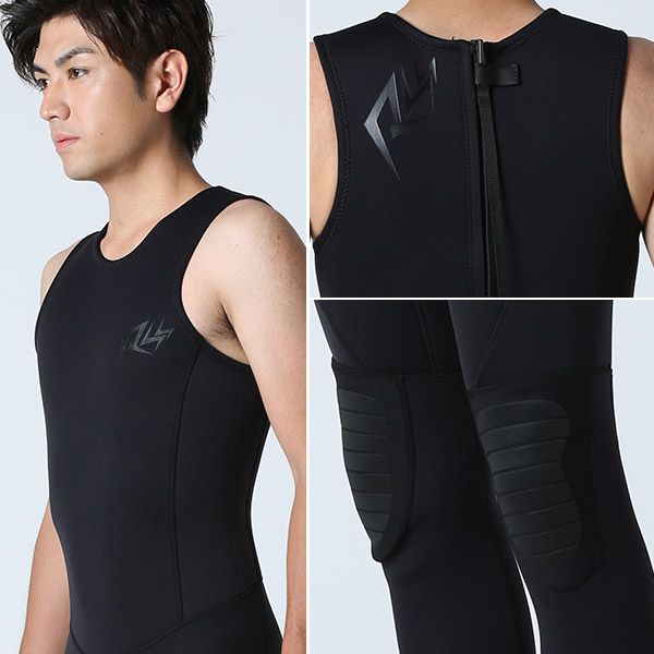 ウェットスーツ メンズ ロングジョン ジャージ 2.5mm RSS サーフィン 初心者 予備用 日本規格