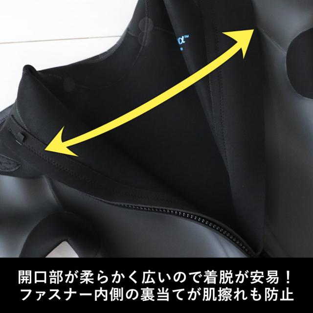 FELLOW ウェットスーツ スキンフルスーツ メンズ バックジップ 3mm
