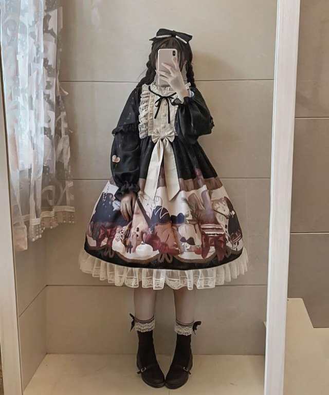 春夏 ゴスロリワンピース ドレス ロリィタ Op長袖 膝丈 Lolita ロリータ コスプレ コスプレ 日常 可愛い洋服 キュート お姫様 レースの通販はau Pay マーケット エンブリッジ