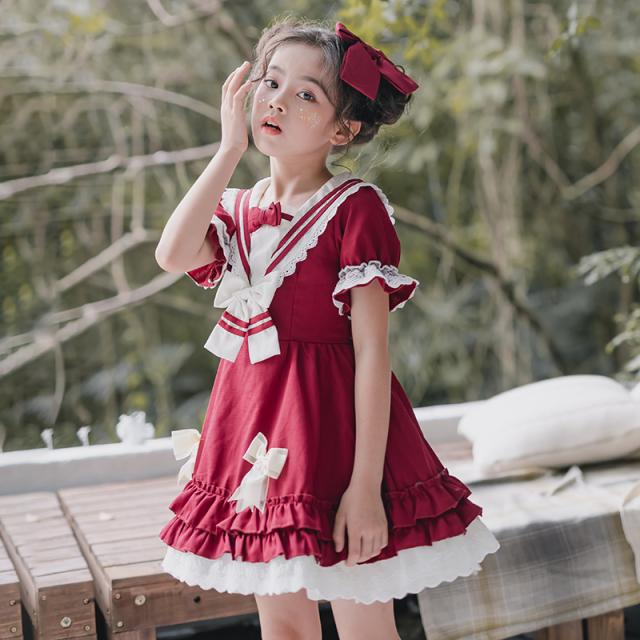 子供服春秋子供ゴスロリワンピース女の子ドレス ロリィタ Op半袖 膝丈 Lolita ロリータ コスプレ コスプレ日常超可愛い洋服キュートの通販はau Pay マーケット エンブリッジ