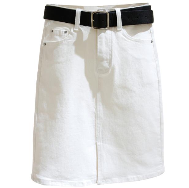 21新作レディーススカート白 綿デニム ロングスカート ハイウエスト タイト デニムスカート カジュアル スリット 復古風 スリム ビの通販はau Pay マーケット エンブリッジ