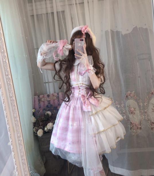 Jkセーラー風洋服桜花嫁春夏ワンカラーゴスロリワンピース ドレス ロリィタ Op膝丈 Lolita ロリータ コスプレ日常洋服リボンハイウエストの通販はau Pay マーケット エンブリッジ