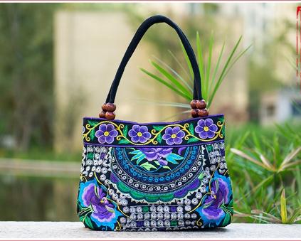 レディースバッグ 民族風かごバッグ 勤務 刺繍花柄ショルダーバッグ 旅行ズックかばん鞄 ワンショルダーバッグ 誕生日プレゼントの通販はau Pay マーケット エンブリッジ