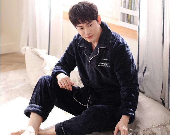 メンズ モコモコ 秋冬ルームウェアボア 上下セット部屋着 ナイトウエア 長袖ズボン パジャマ 起毛加工 保温フラノ 厚く 無地の通販はau Pay マーケット エンブリッジ