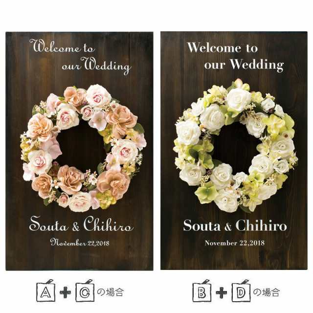 リースオブハピネス Wreath of happiness ウェルカムボード イーゼル付き 【送料無料】記念品 結婚の通販はau PAY マーケット  - ココロラショップ | au PAY マーケット－通販サイト