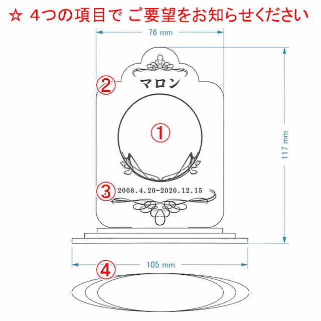 市場 ペット用仏具 ペット位牌 ペットメモリアル ペットの位牌 クリアタイプ名入れ彫刻 nextハート